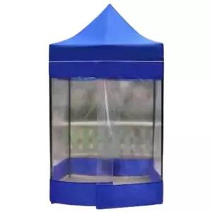 1인용 야외천막 방풍 대기실 비닐 자취방 접이식 투명 쉼터