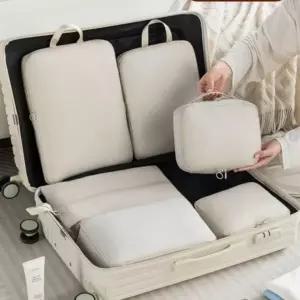 여행용 압축 이너백 압축팩 수납 방수 파우치 6종 세트