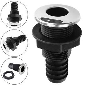 보트 스루 헐 커넥터 호스 플라스틱 커플링 배수구 액세서리