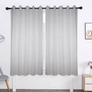 쉬폰 아일렛 도톰한 먼지없는 암막 쉬폰커튼 xJG5+6wuh