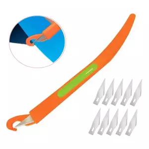 TOFAR 안전 공예 가드 커터 나이프 비닐 자동차 랩 탄소 필름 패키지 벽지 열기 도구 창 색조 스티커 데칼