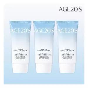 보습관리 에이지투웨니스 스킨핏 하이드라 수분 선크림 50ml x 3개