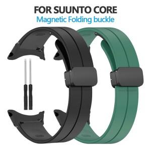 Suunto Core 스포츠 밴드 팔찌 액세서리 용 SUUNTO CORE 스마트 시계 마그네틱 버클 실리콘 스트랩