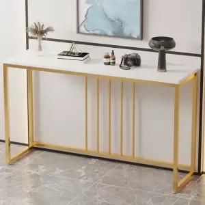 모던 홈 콘솔 테이블 고급스럽고 가벼운 보관 디스플레이 선반 복도 입구 거실용 좁은