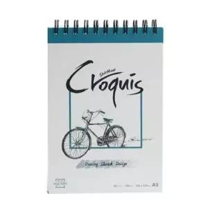 스케치지 크로키노트 A5 105g 80매 그린