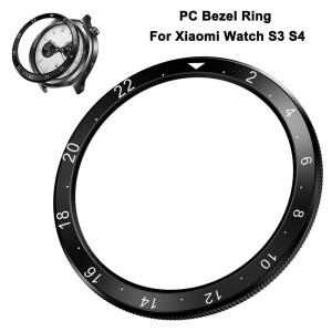샤오미호환 Watch S3 S4 보호 케이스 쉘 프레임 커버 (금속 아님) 용 PC 베젤 S4/S3