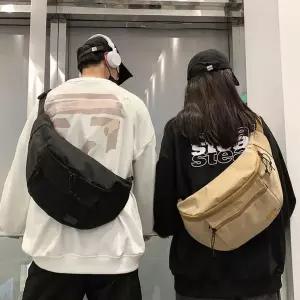 [골드스마일]남성 여성 캐주얼 빅사이즈 크로스 슬링백 남자캔버스백 메신저백