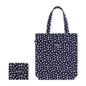 여성코튼천가방 가볍게접는 코끼리에코백 학원장바구니