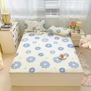 당일출고 패드 5mm 라텍스 침대패드 사계절 침대매트 침대요 베개커버 세트 2255884 J