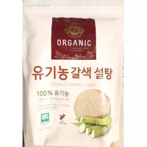 갈색설탕(백설 유기농 1K)X12 갈색설탕 소스 조미료