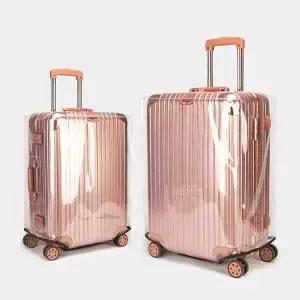 고투명 캐리어 커버 24인치 26인치 덮개 항공 비닐 방수 기내용 보호