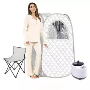 1인 사우나 이동식 홈사우나 훈증기 간이 찜질방