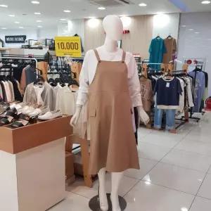 [미스칸트]토닉 멜빵 원피스 KOOPL404 BE_JJ