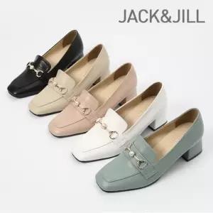 [잭앤질]잭앤질 5cm 진주체인 통굽 펌프스(JA0112)