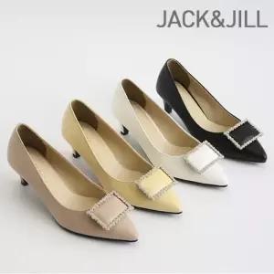 [잭앤질]잭앤질 사각 보석장식 미들 펌프스(JA1101)