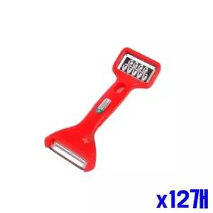 bns 레드 양면 감자칼 x12개 감자채칼 주방감자칼 야채칼