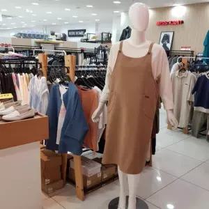 [미스칸트]마루 워싱 멜빵 원피스 KOOPK801 BR_JJ