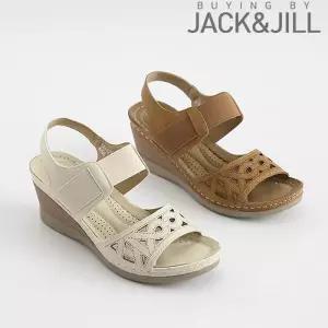 [잭앤질]잭앤질 바잉 밴딩 웨지힐 샌들(JB1327S)