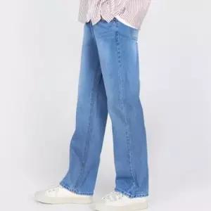 남성빅사이즈청바지 DJJ2001 바지 데일리룩 데이트룩 와이드바지 청멜빵 밴딩바지