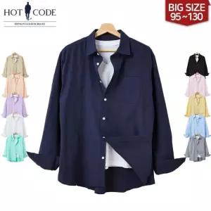 [핫코드][핫코드] 남자 옥스포드 셔츠 빅사이즈 11컬러 HC596