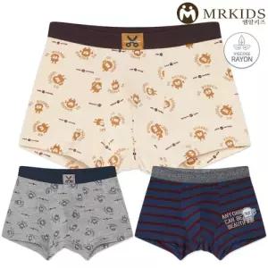 [미미캐츠]MR키즈 브레드이발소 클래스 남드로즈 3매입 팬티