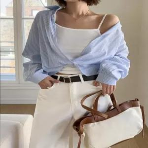 [다바걸][나시 셔츠 세트] 파츠칼꼬임나시셔츠