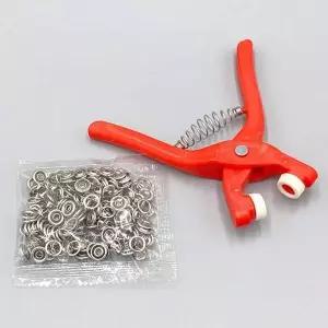 초간편 단추 달기 펀치 똑딱 펀칭기 스냅 세트 가방 잠금장치 금속