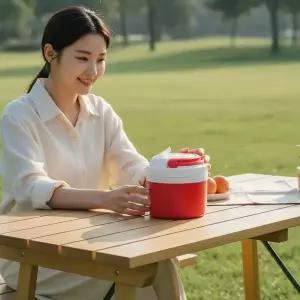 [콩심팥심]미니비 보냉 물통 2.3L 휴대용 아이스박스