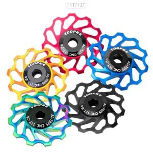 11T/13T 자전거 뒷 변속기 베어링 AL7075 CNC 풀리 내구성 세라믹