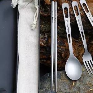 수저세트 캠핑용품 캠핑 야영 수저세트 전용케이스증정