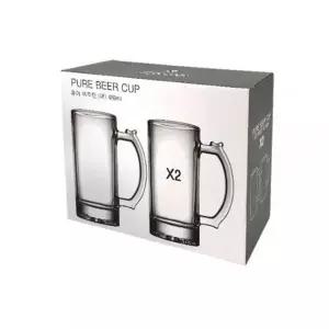 bns 맥주 아이스커피 글라스 컵 대 480ml 2p 유리컵 물컵