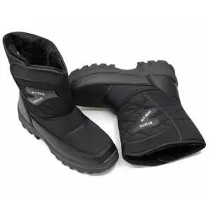 남자겨울부츠 생활방수 내부 인조털 따뜻한 방한 부츠 찍찍이 4cm