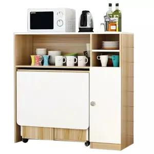 접이식식탁렌지대 주방 수납장 밥통 렌지대 식탁