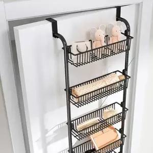 [하프클럽/셀러허브]펜트리선반 다용도 틈새 바구니 고리형 철제