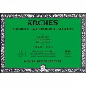 오피스 캔손 아르쉬 패드 4면제본 중목 한가람문구 300g WI1795058 18x26 1개