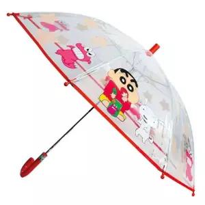 [콩심팥심]초코비 투명우산 레드 3단 캐릭터 아동 양산 어린이 초등학생 아기