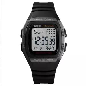 5개 방수 전자 손목 가벼운 군인 알람 시계 학생