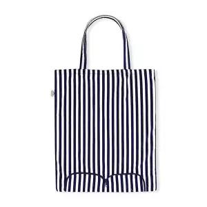 naraya 원단가방 접이포켓 시장가방 스트라이프 다용도에코백