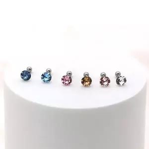 [콩심팥심]다이아 유니버스 귓바퀴 이너컨츠 피어싱(1ea)