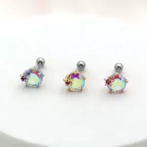 [콩심팥심]오아시스 플라워 이너컨츠 피어싱(1ea)