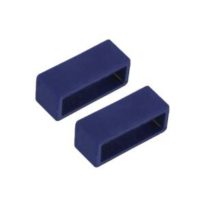 2피스 시계 고무 반지 스트랩 루프 실리콘 교체 밴드 키퍼 홀더 리테이너 12/14/16/18/20/22/24/26/28/30mm