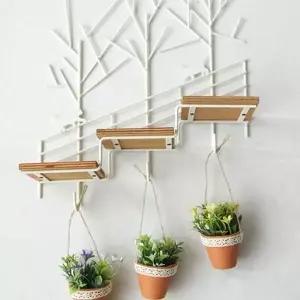 [하프클럽/셀러허브]고양이 후크 걸이형 계단 벽걸이 벽선반 1P