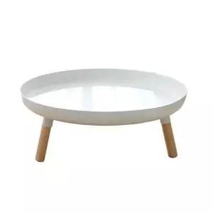 [하프클럽/셀러허브]다용도 테이블(화이트-우드)티테이블 화분선반