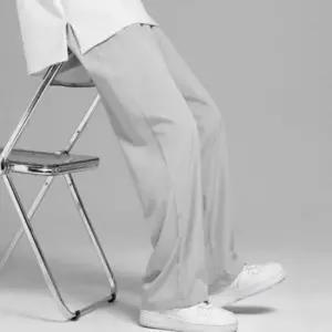 [의류] 남성 세미와이드핏 슬랙스 쿨 밴딩팬츠 와이드롱팬츠