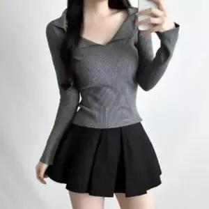 [옷은날개] 카라 V넥 골지니트 4color