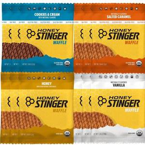 허니 스팅어 에너지 와플 버라이어티 팩 u2013 12 카운트 바닐라 쿠키 버터 딸기 초콜릿 달리기 자전거