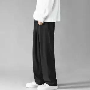 [의류] 남자 사계절 데일리 세미 와이드핏 밴딩팬츠 긴바지