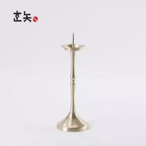 수공예품 재기 방짜 유기촛대 유기반상기 제사제기