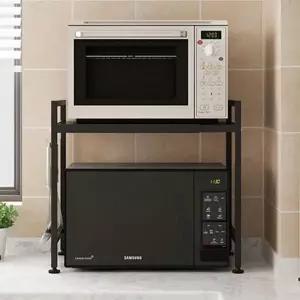 [하프클럽/셀러허브]높이조절 밥솥선반 전자레인지 선반 렉 2단