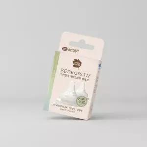 아기수유용품추천 그린핑거 베베그로우 젖꼭지 M Size 2P